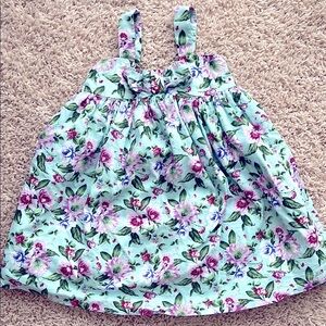 Adorable Janie and Jack turquoise and purple sun dress in excellent condition